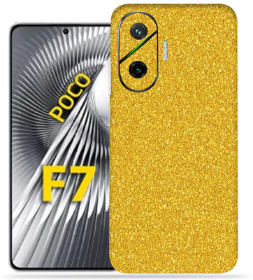 Gizmo Wraps Xiaomi Poco F7 5g Mobile Skin(Golden Gliter)