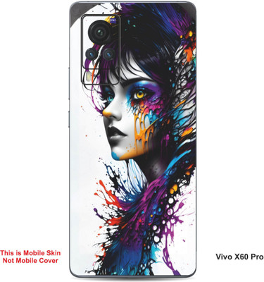 VYBE The Smart Choice Vivo X60 Pro Art Embossed Mobile Skin(Desert Storm 11)