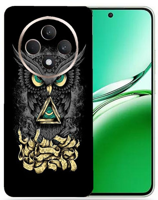 OggyBaba OggyBaba Oppo Reno 12f Mobile Skin(Black Angry Owl)