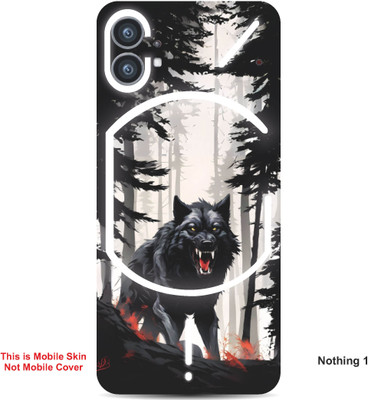 VYBE The Smart Choice Nothing 1 Wolf Embossed Mobile Skin(Bee Yellow 5)