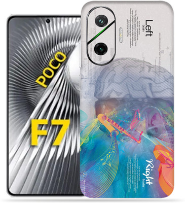 WeCre8 Skin's Xiaomi Poco F7 5g Premium Vinyl Mobile Skin (Multicolor) Mobile Skin(Brain-art)