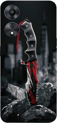 TJ CREATION OPPO A78 5G Mobile Skin(Ultra Super Killer Knife Skin With High Matte Finish.)