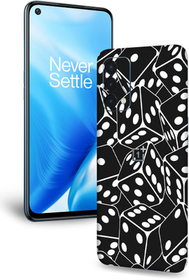 SkinoMania one Plus N200 5G Mobile Skin(B&W Dice)