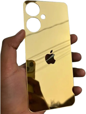 GENTECK OPPO A59 5G GOLD Glass Finish Back Panel Skin with Star Logo Mobile Skin(Gold)