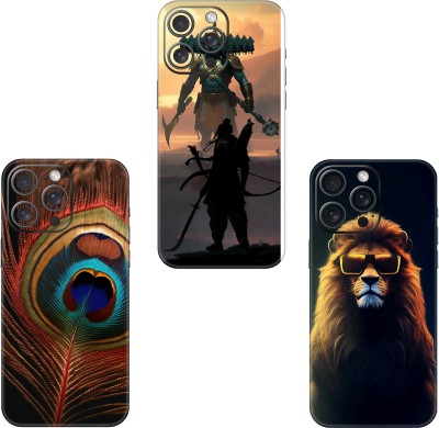 wrap craft APPLE IPHONE 15 PRO COMBO (PACK OF 3) Premium Vinyl BACK Mobile Skin(Multicolor)