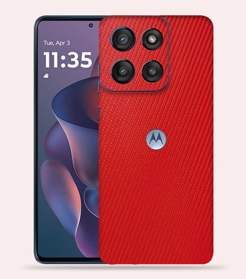 OggyBaba OggyBaba Moto G60 pro 5g Mobile Skin(Red CF)