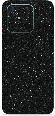 SkinoMania Redmi 10c Mobile Skin(Glitter-Black)