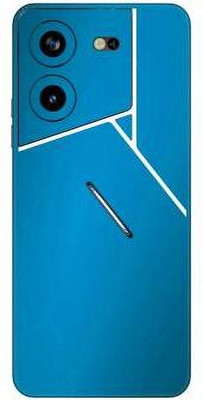 Vcare GadGets Pova 5 Pro (5G) Mobile Skin(Blue)