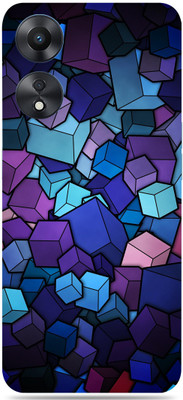 SkinoMania OPPO A78 5G Mobile Skin(Multicolor Cubes-Vector)