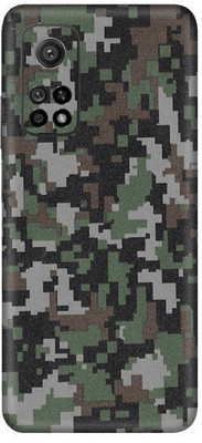 Vcare GadGets Mi 10 T 5G Mobile Skin(Military Design)