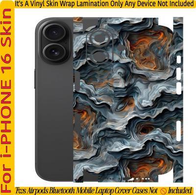 Flipkart SmartBuy COMPETABLE 4 I PHONE 16 MOBILE SKIN(BACK+SIDE+CAMERA)MIXTURE PAINT7ST Mobile Skin(I PHONE 16 MOBILE SKIN(COVER CASE DEVICE NOT INCLUDED)MULTI_COLOUR)