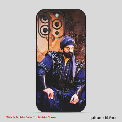 VYBE The Smart Choice iPhone 14 Pro Ertugrul Ghazi Osman Mobile Skin(Dark Slat Blue 10)