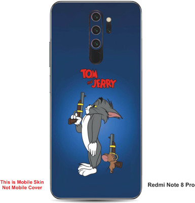 VYBE The Smart Choice Redmi Note 8 Pro Tom & Jerry Embossed Mobile Skin(Fun Blue A1)