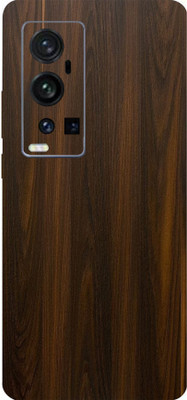 BUGGU vivo X60 Pro+ Mobile Skin(Ultra Super Mahagony Wood Skin With High Mattte Finish.)