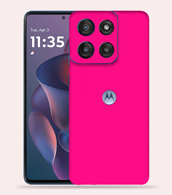 OggyBaba OggyBaba Moto G60 pro 5g Mobile Skin(Pink Matte)