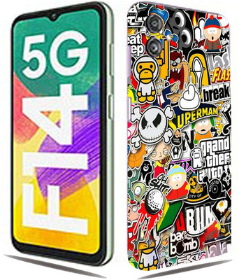 BugguSkin Samsung Galaxy F14 5G Mobile Skin(Ultra Super Sticker Bombing Skin With High Matte Finish.)