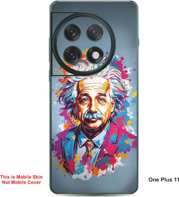 VYBE The Smart Choice One Plus 11 Art Embossed Mobile Skin(Cadet Grey A11)