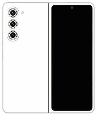 Vcare GadGets Samsung Galaxy Z Fold 5 5G Mobile Skin(White)