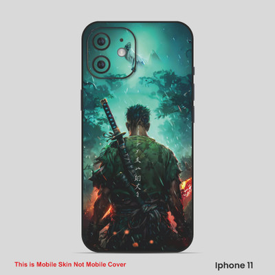 VYBE The Smart Choice iPhone 11 Luffy Embossed Mobile Skin(Desert Sand 20)