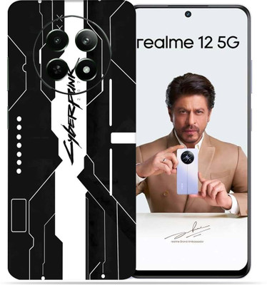 OggyBaba Realme 12 5g Mobile Skin(Black Cyberpunkh)