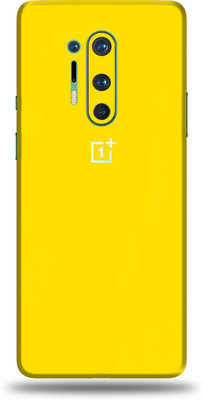 AsSkin Oneplus 8Pro Mobile Skin(Bright Yellow Matte Skin With Glossy Matte Finish.)