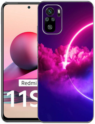 FCS Redmi Note 11SE Printed Back skin Mobile Skin(Sky Red Skin)