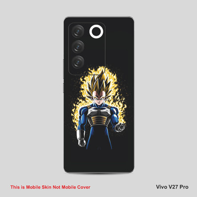 VYBE The Smart Choice Vivo V27 Pro Vegeta Mobile Skin Mobile Skin(Sunglow Yellow 09)