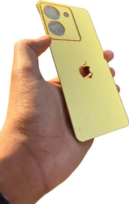 TWUAOP VIVO Y200 PRO 5G MOBILE SKIN ACRYLIC SHEET MIRROR BACK PANNEL APPLE Mobile Skin(Gold)