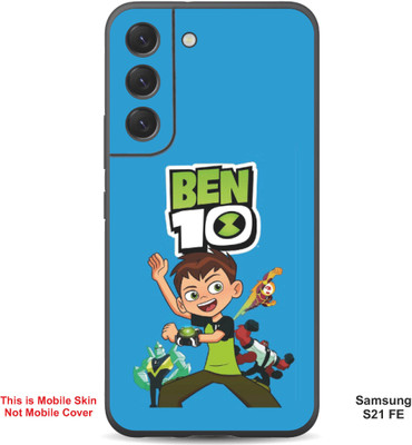VYBE The Smart Choice Samsung S21 FE Ben 10 Embossed Mobile Skin(Curious Blue 5)