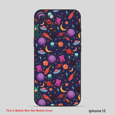 VYBE The Smart Choice iPhone 13 Universal Mobile Skin(Shocking Orange 6)