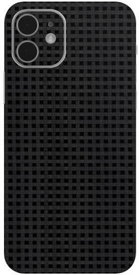 QKVR iPhone 12 Mini Mobile Skin(Black)
