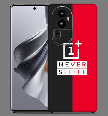 SkinoMania OPPO RENO 10 PRO PLUS 5G Mobile Skin(Oneplus-Never-Settle Multicolor Mobile skin)
