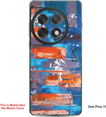 VYBE The Smart Choice One Plus 11 Art Embossed Mobile Skin(Picton Blue A11)