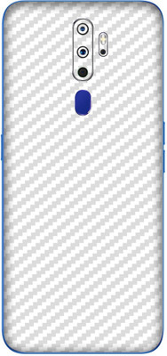 ARAYLE Oppo A9 2020 Mobile Skin(Transparent 3D Carbon Fiber Edge To Ege)