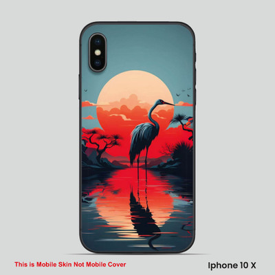 VYBE The Smart Choice iPhone 10X Naturel Mobile Skin(Desert Grey 5)