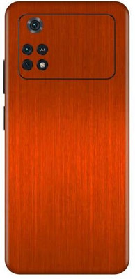 Vcare GadGets Poco M4 Pro Mobile Skin(Orange)