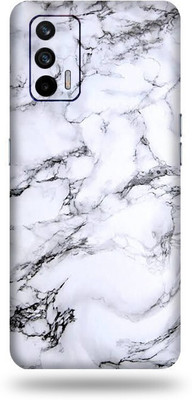 TJ CREATION Realme X7 Max, realme X7 max Mobile Skin(Ultra Super White Marble Skin With High Matte Finish., Mobile Skin (Back+Side+Camera))