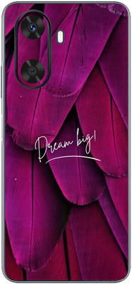 FCS Huawei Enjoy 60 Printed Back skin Mobile Skin(Pink Feather)