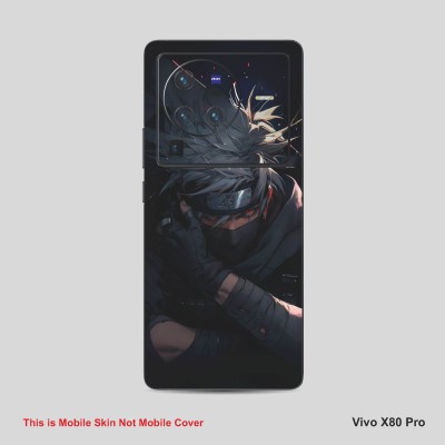 VYBE The Smart Choice Vivo 80X Pro Kakashi Mobile Skin Mobile Skin(Tealish Blue 17)