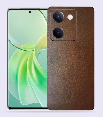 OggyBaba vivo Y200 pro 5g, Vivo Y200 pro Mobile Skin(Brown Leather)