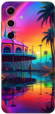 aadia Designed For Samsung S24 PLUS (5G) | Vinyl Decal Sticker (Only Back) Mobile Skin(Multicolor)