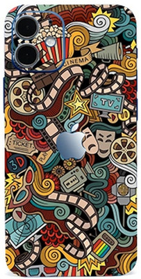 AsSkin Apple iPhone 12 Mobile Skin(Movies Poster Skin With High Matte Finish)