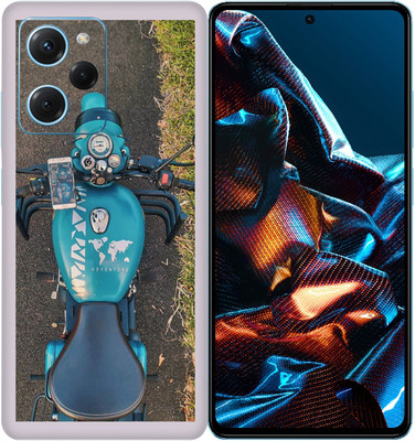 SkinoMania POCO X5 Pro 5G Mobile Skin(Multicolor Bullet Royal Enfield-on-Trp)