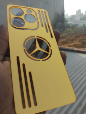 MOKPLZ Infinix Smart 8 GOLDEN MIRROR BACK PANNEL Mobile Skin(GOLDEN)