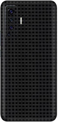 Vcare GadGets Vivo X50 Mobile Skin(Black Mosaic)