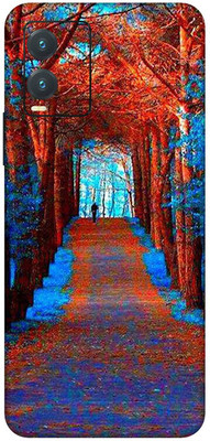 aadia ® VIVO T1x PRINTED VINYL WRAP DECAL LAMINATION STICKER (MATTE) Mobile Skin(Multicolor)