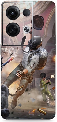 SkinoMania Oppo Reno 8 Pro 5G Mobile Skin(Multicolor Pubg Pan Fight)