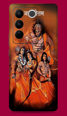 SkinoMania Vivo V27 Pro 5G Mobile Skin(Multicolor Jai Shree Ram)