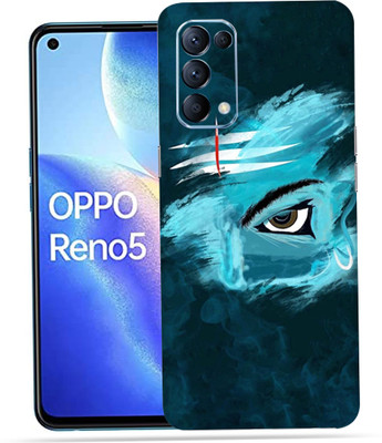 Skinex Oppo Reno 5 4g, Third eye Mobile Skin(Multicolor Mobile Skin With camera protector (Back + Camera + Side))