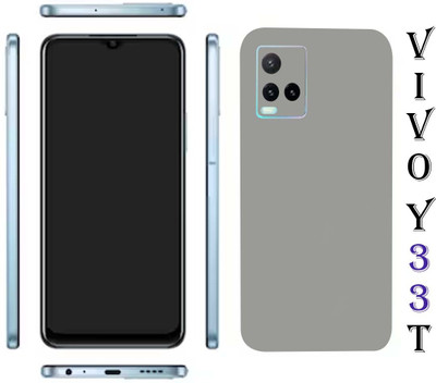 TJ CREATION Vivo Y33T Mobile Skin(Ultra Super Grey Matte Skin With High Matte Finish.)